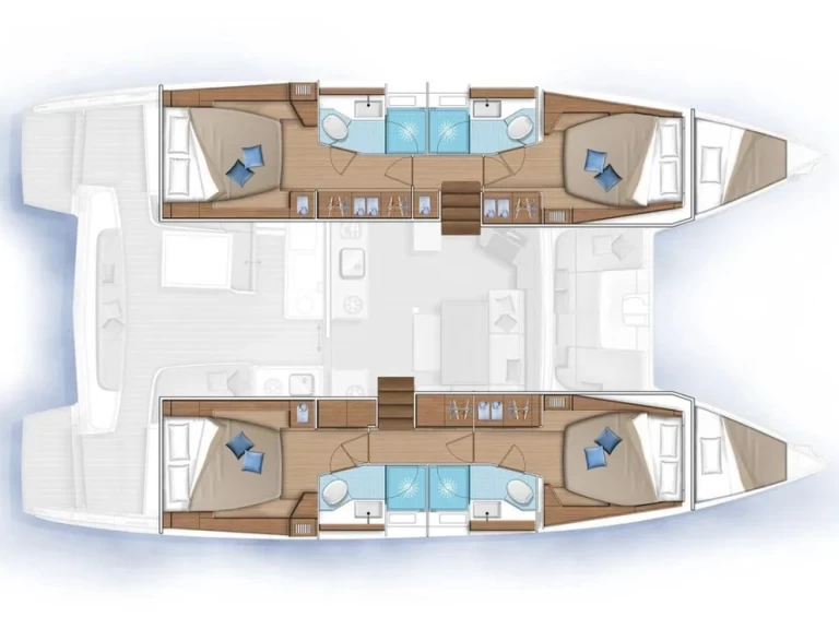 Huur Catamaran met of zonder schipper Lagoon in Álimos