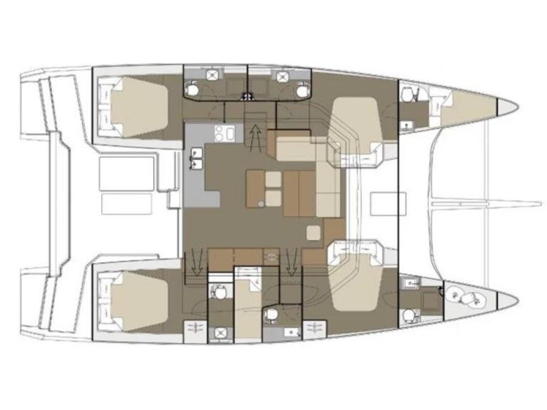 Bootverhuur Sant Antoni de Portmany goedkoop Dufour Catamarans 48 Sail