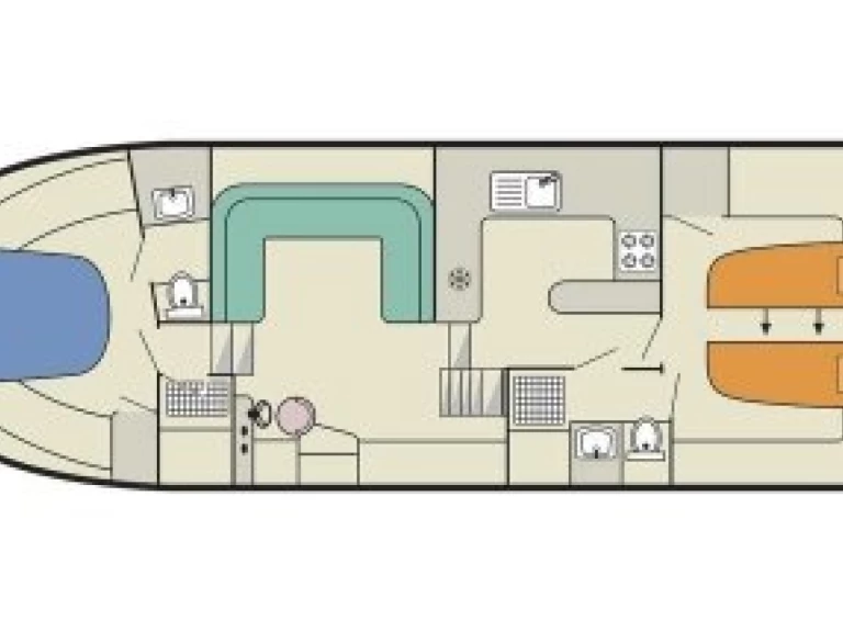 Huur Woonboot met of zonder schipper Comfort Plus in Branges