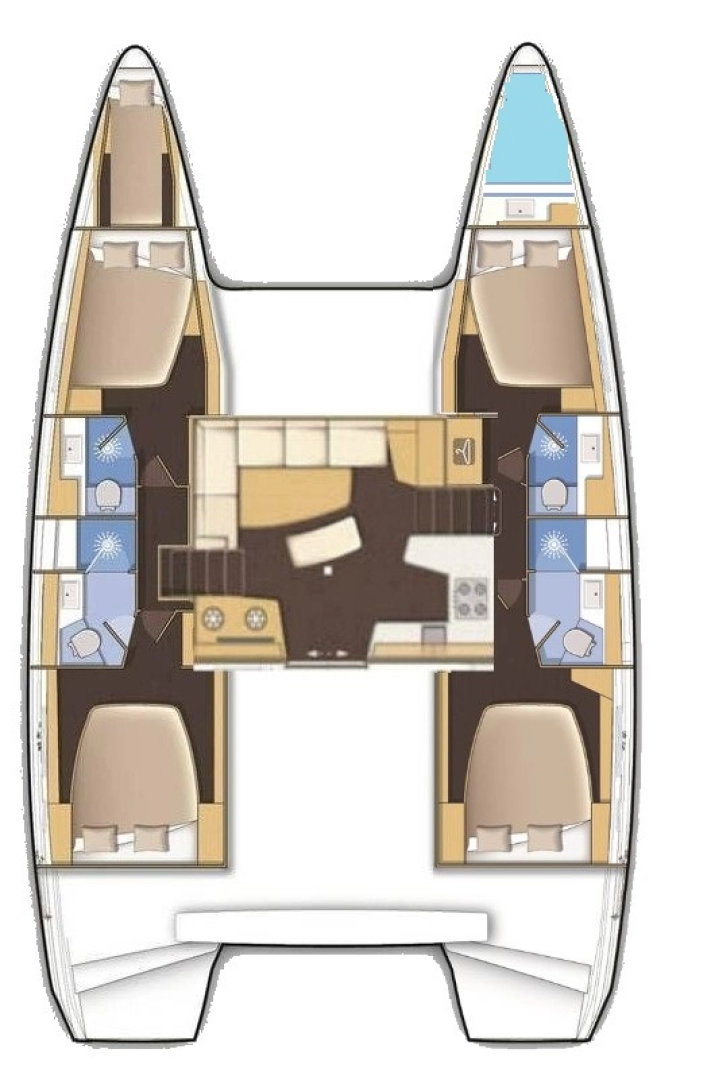 Catamaran te huur in Lefkáda voor de beste prijs