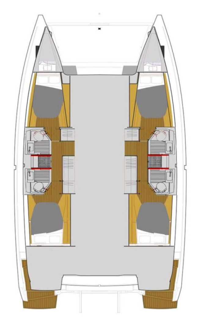 Huur Catamaran met of zonder schipper Fountaine Pajot in Trogir