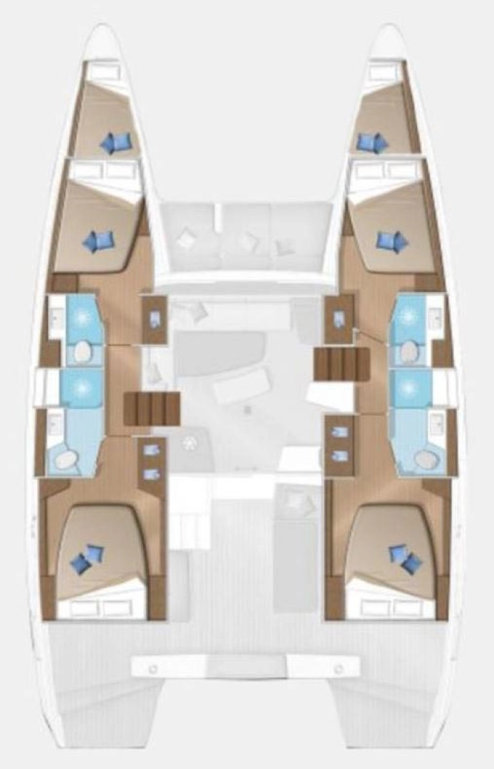 Bootverhuur Trogir goedkoop Lagoon 42