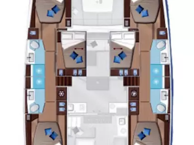 Huur Catamaran met of zonder schipper Lagoon in Seget Donji