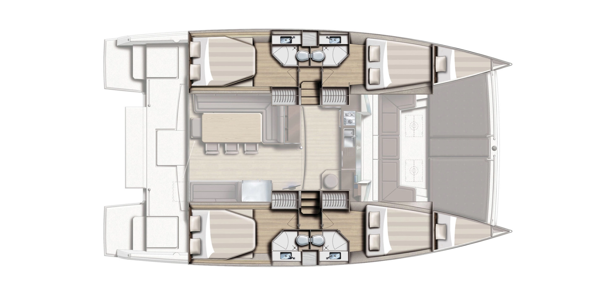 Huur Catamaran met of zonder schipper Bali in Préveza