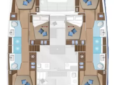 Huur Catamaran met of zonder schipper Lagoon in Álimos