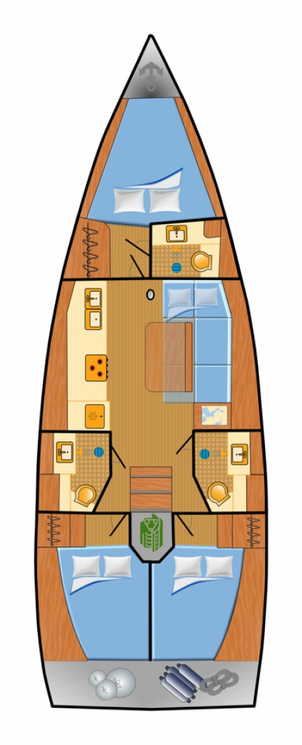 Bootverhuur Pula goedkoop Dufour 390