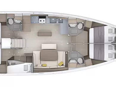 Huur een Bénéteau Oceanis 52 - 6 cab. in Biograd na Moru
