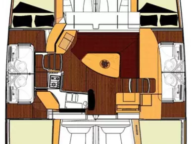 Verhuur Catamaran in Punat - Fountaine Pajot Lipari 41