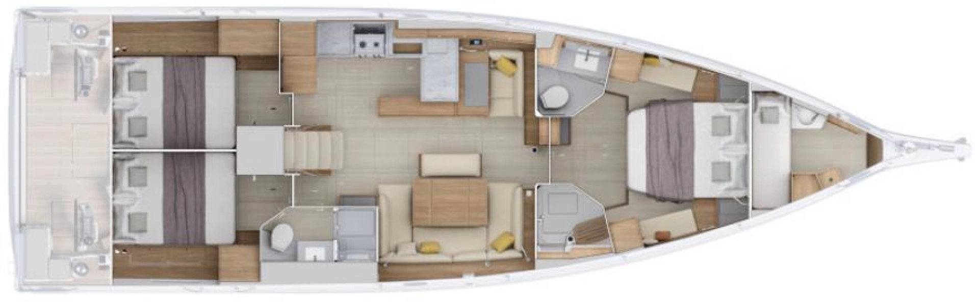 Jachthuur in Split - Bénéteau Oceanis 52 - 3 cab. via SamBoat