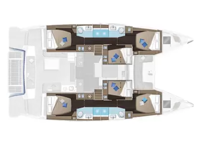 Huur Catamaran met of zonder schipper Lagoon in Seget Donji