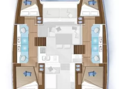 Verhuur Catamaran Lagoon met vaarbewijs