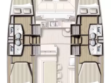 Verhuur Catamaran in Lefkáda - Bali Bali 4.1