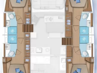 Verhuur Catamaran Lagoon met vaarbewijs