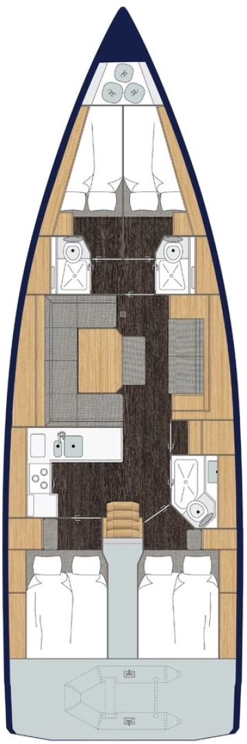 Bootverhuur Göcek goedkoop Bavaria C45