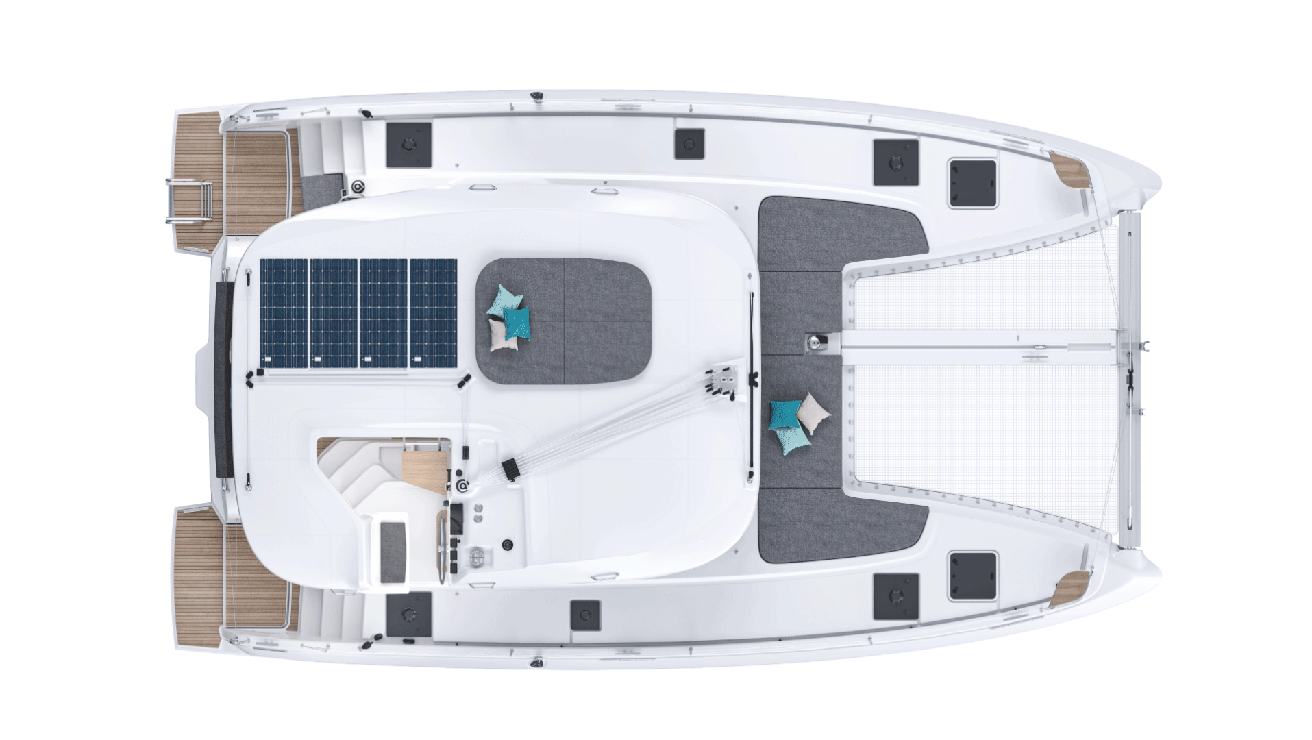 Verhuur Catamaran Lagoon met vaarbewijs