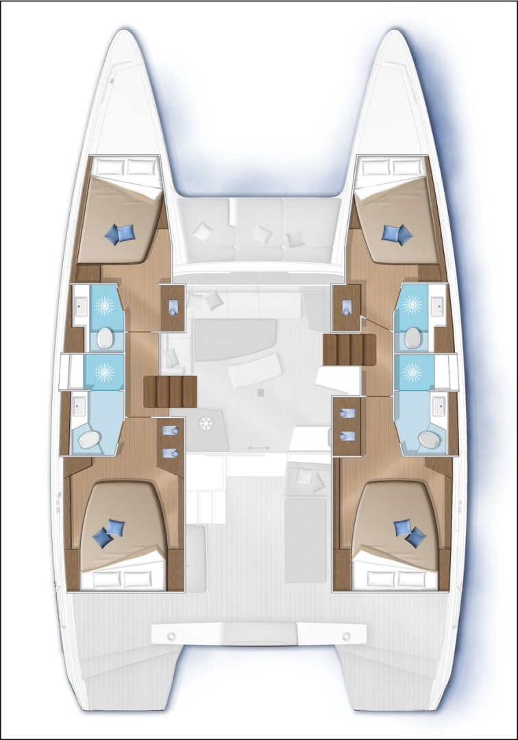 Lagoon Lagoon 42 te huur van particulier of professional in Seget Donji