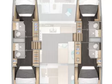 Lagoon Lagoon 43 te huur van particulier of professional in Seget Donji