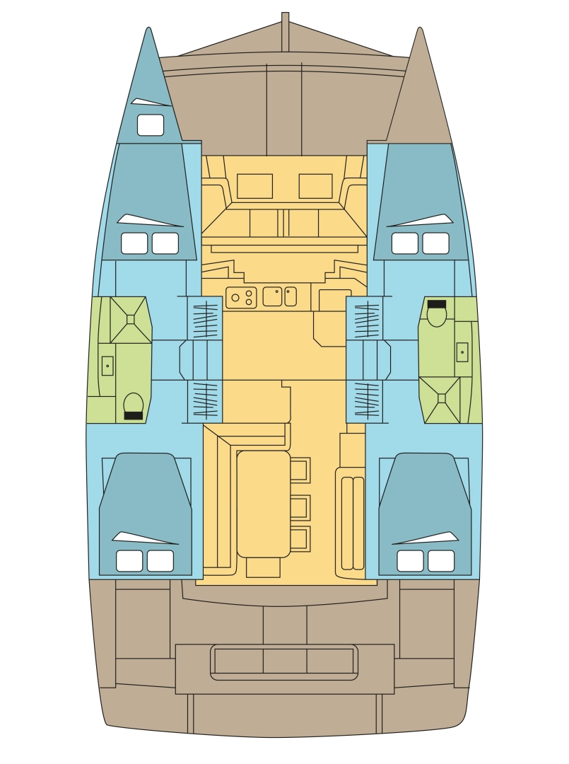 Verhuur Catamaran in Marsh Harbour - Bali Bali 4.1