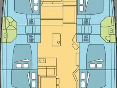 Huur een Bali Bali 5.4 in Raiatea Island