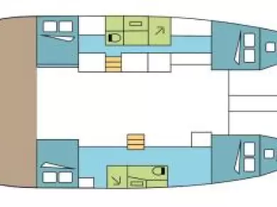 Verhuur Catamaran Excess met vaarbewijs