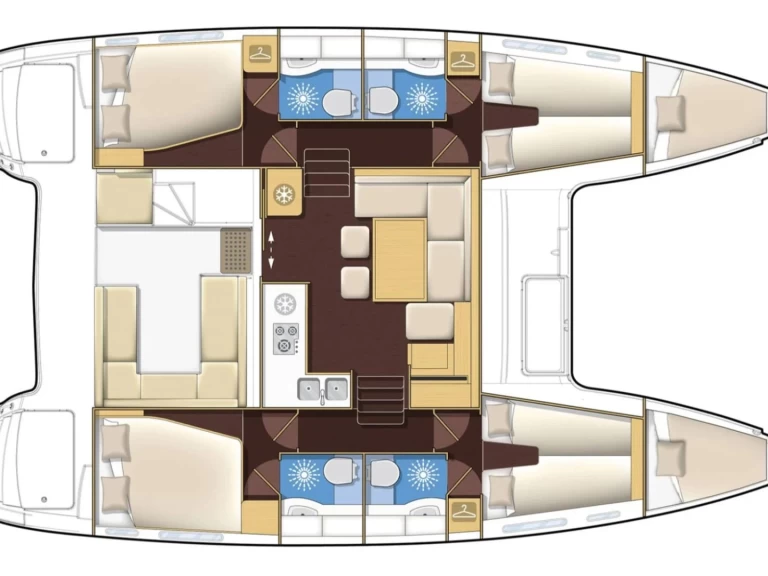 Huur Catamaran met of zonder schipper Lagoon in Álimos