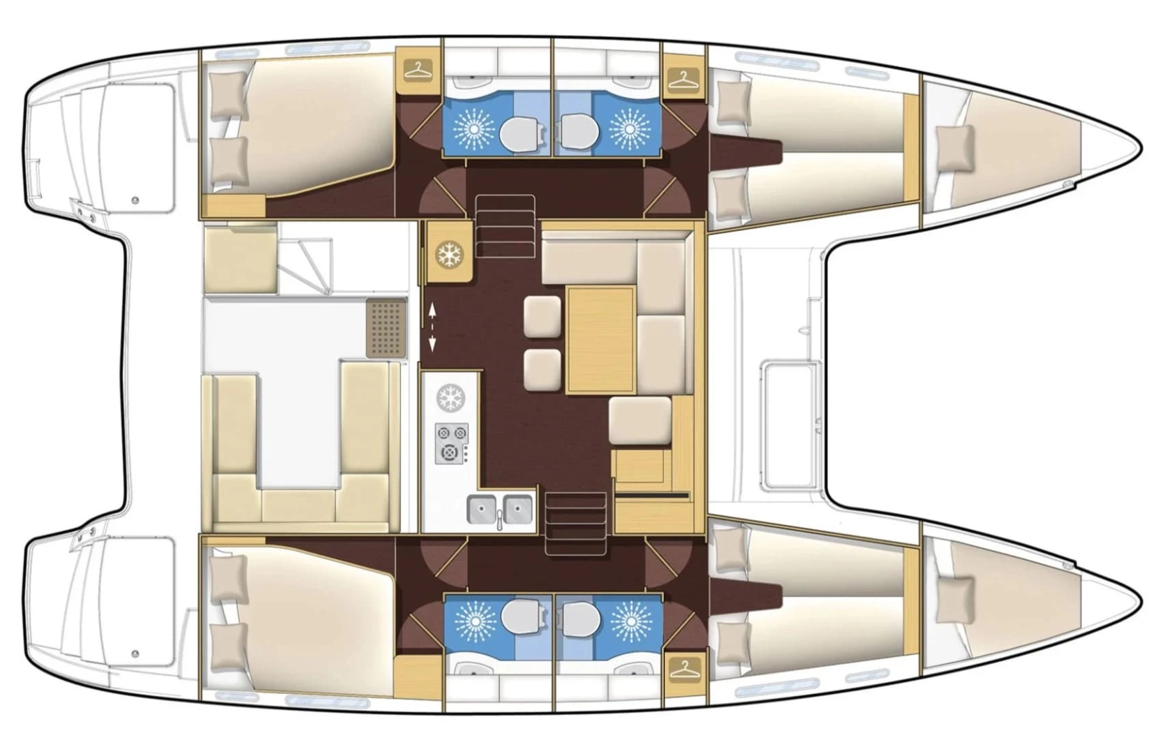 Huur Catamaran met of zonder schipper Lagoon in Álimos