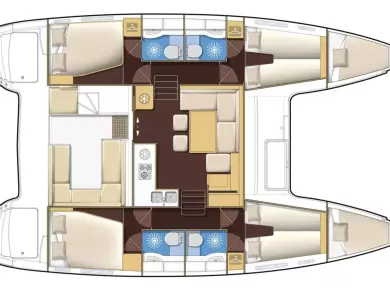 Huur Catamaran met of zonder schipper Lagoon in Álimos