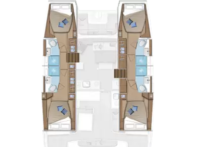 Verhuur Catamaran in Álimos - Lagoon Lagoon 46