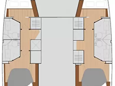 Verhuur Catamaran in Portisco - Fountaine Pajot Lucia 40