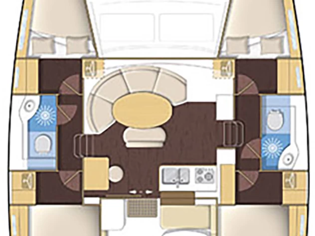 Verhuur Catamaran in Lefkáda - Lagoon Lagoon 380