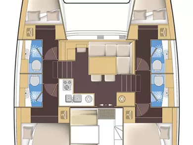 Huur Catamaran met of zonder schipper Lagoon in Gouviá