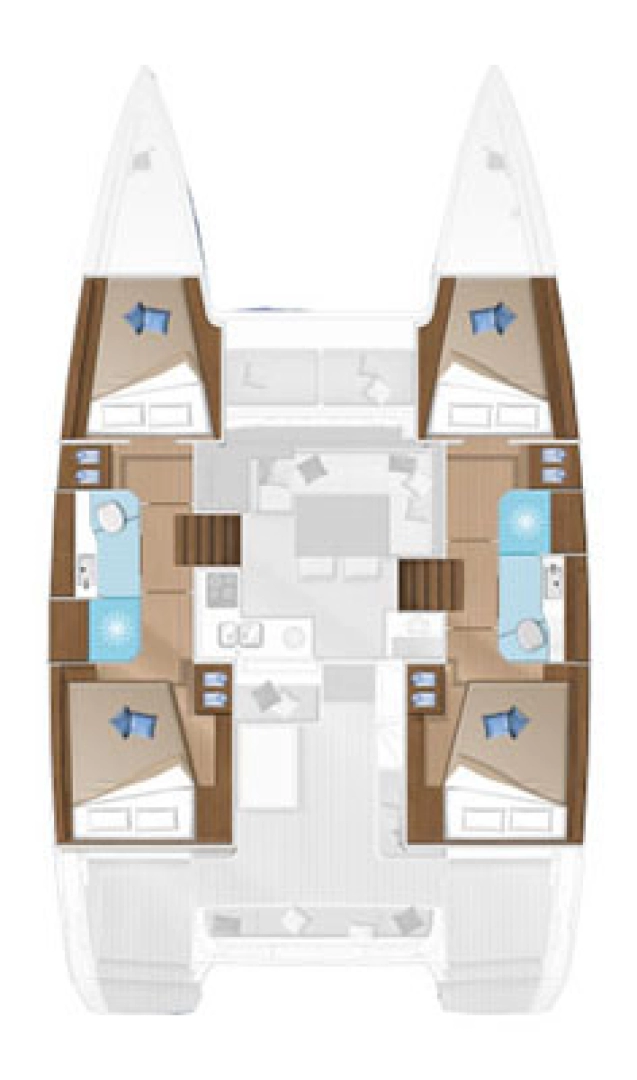 Verhuur Catamaran in Bormes-les-Mimosas - Lagoon Lagoon 40