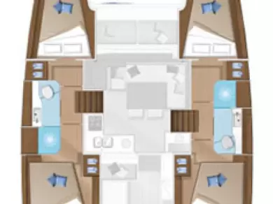 Verhuur Catamaran in Bormes-les-Mimosas - Lagoon Lagoon 40