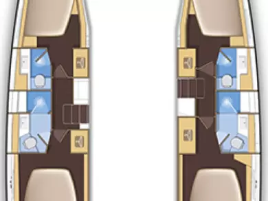 Verhuur Catamaran Lagoon met vaarbewijs