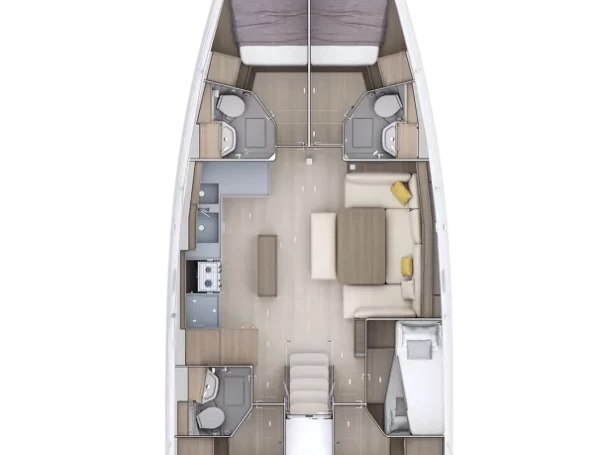 Huur een Bénéteau Oceanis 52 - 6 cab. in Álimos