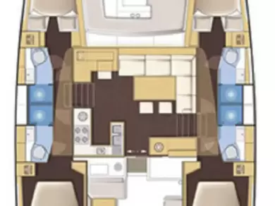 Verhuur Catamaran in Marmaris - Lagoon Lagoon 450 F