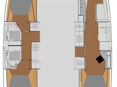 Verhuur Catamaran Fountaine Pajot met vaarbewijs