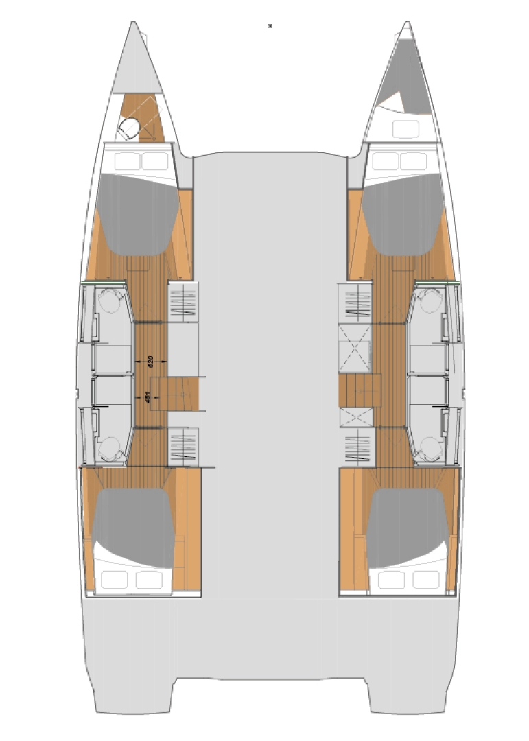 Huur Catamaran met of zonder schipper Fountaine Pajot in Marsh Harbour