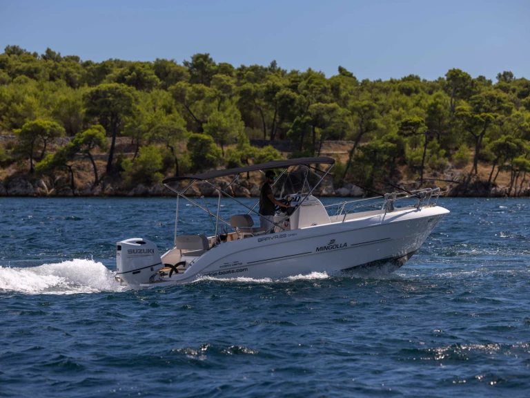Verhuur Motorboot Mingolla met vaarbewijs
