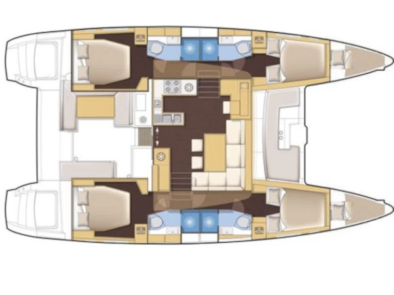 Verhuur Catamaran in Álimos - Lagoon Lagoon 450 F