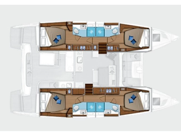 Verhuur Catamaran in Álimos - Lagoon Lagoon 46