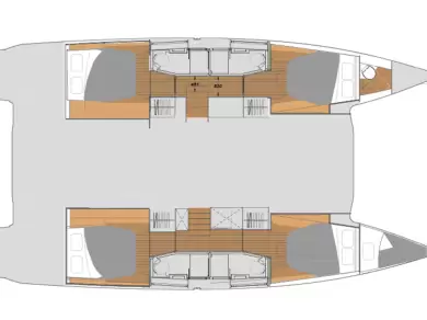 Verhuur Catamaran Fountaine Pajot met vaarbewijs