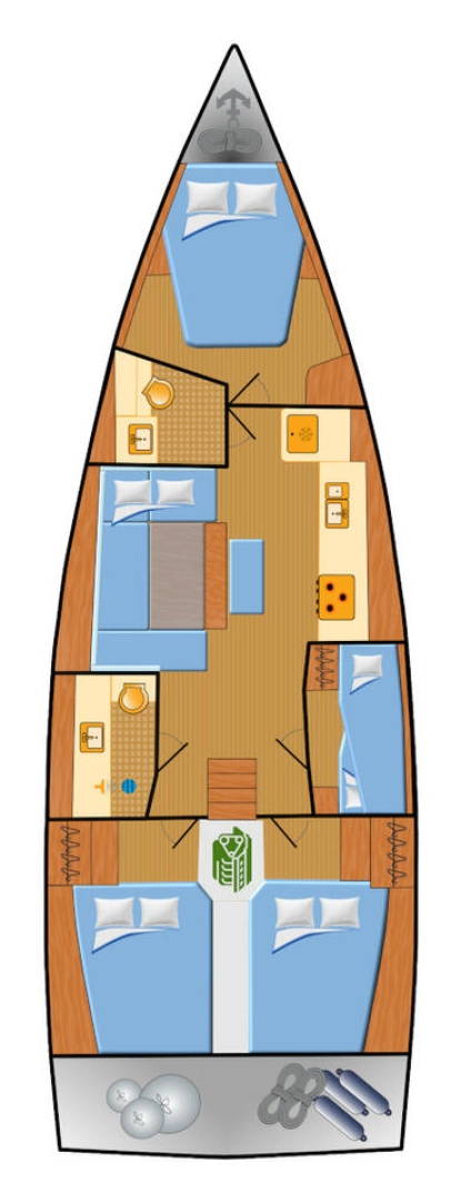 Verhuur Zeilboot Dufour met vaarbewijs