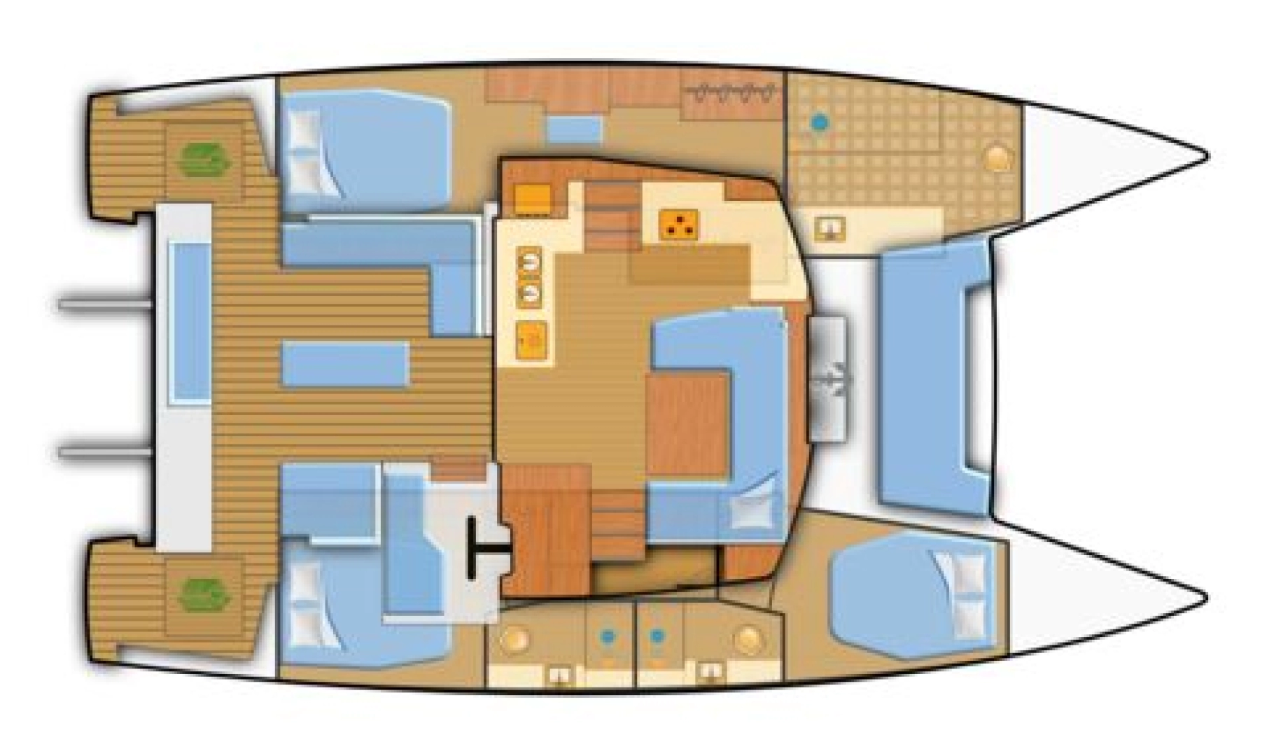 Bootverhuur Fountaine Pajot Elba 45 in Pula via SamBoat