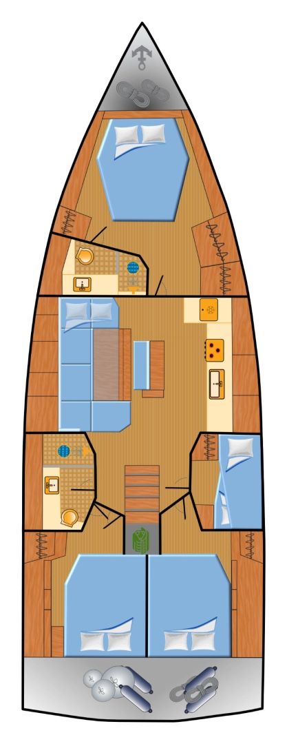 Huur Zeilboot met of zonder schipper Hanse in Pula