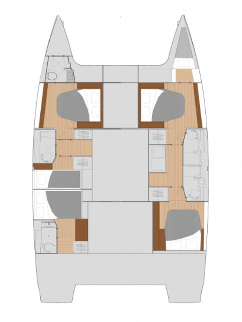 Verhuur Catamaran in Trogir - Fountaine Pajot Saona 47