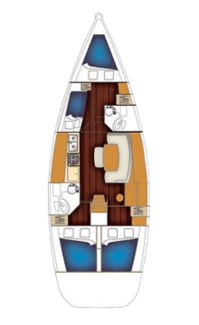 Verhuur Zeilboot Bénéteau met vaarbewijs