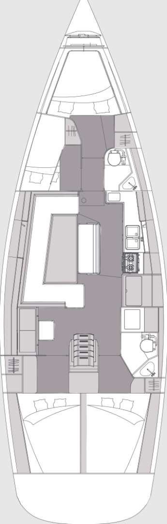 Verhuur Zeilboot in Punat - Elan Impression 45.1