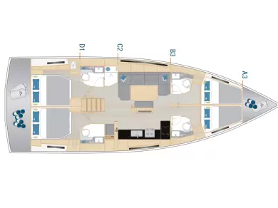 Jachthuur in Biograd na Moru - Hanse Hanse 460 via SamBoat