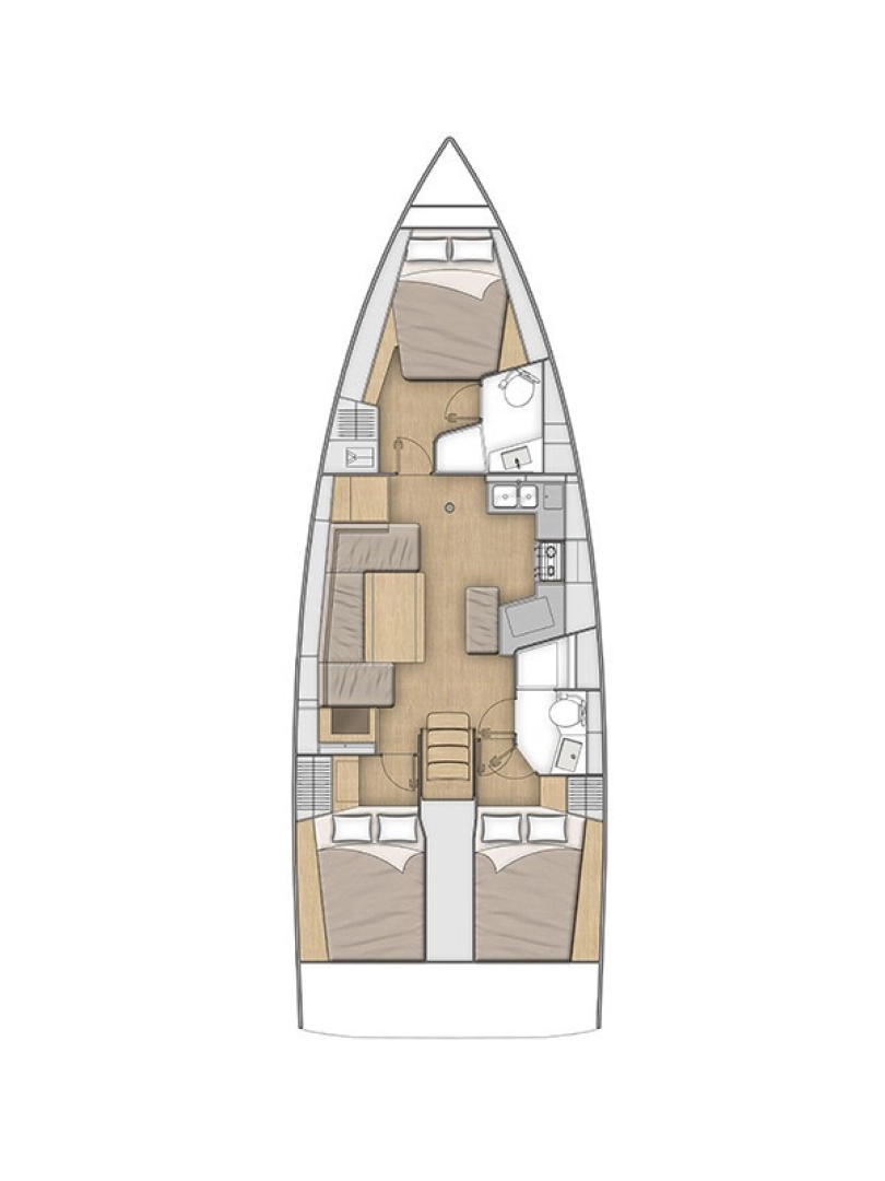 Bootverhuur Lefkáda goedkoop Oceanis 40.1